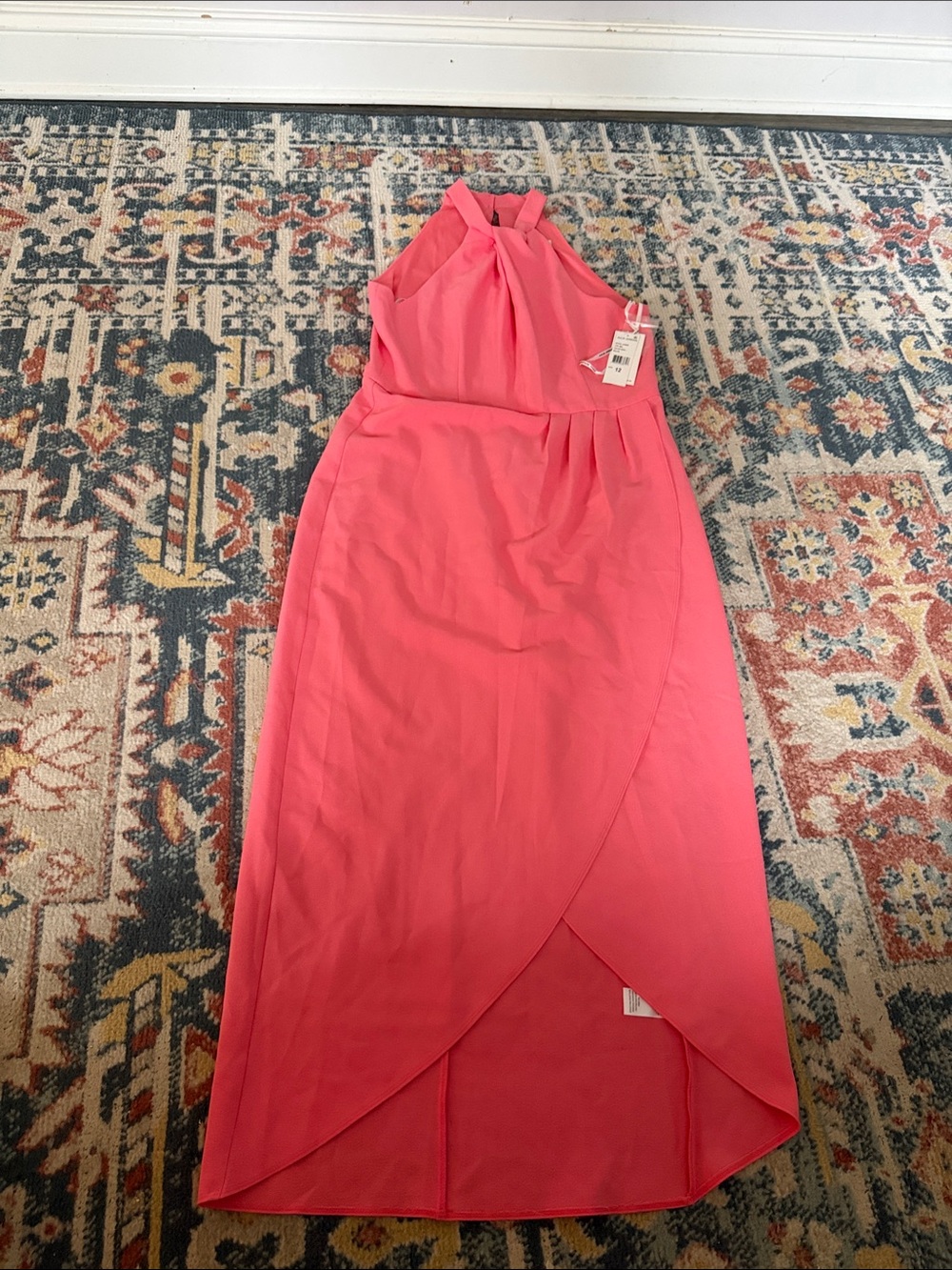Absolutely Gorgeous Ann Taylor Julia Jordan Halter Wrap-Front Slip Dress